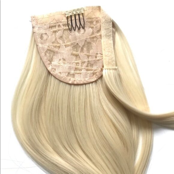 NEW Silky straight blonde ponytail hair ex… - Picture 2 of 4